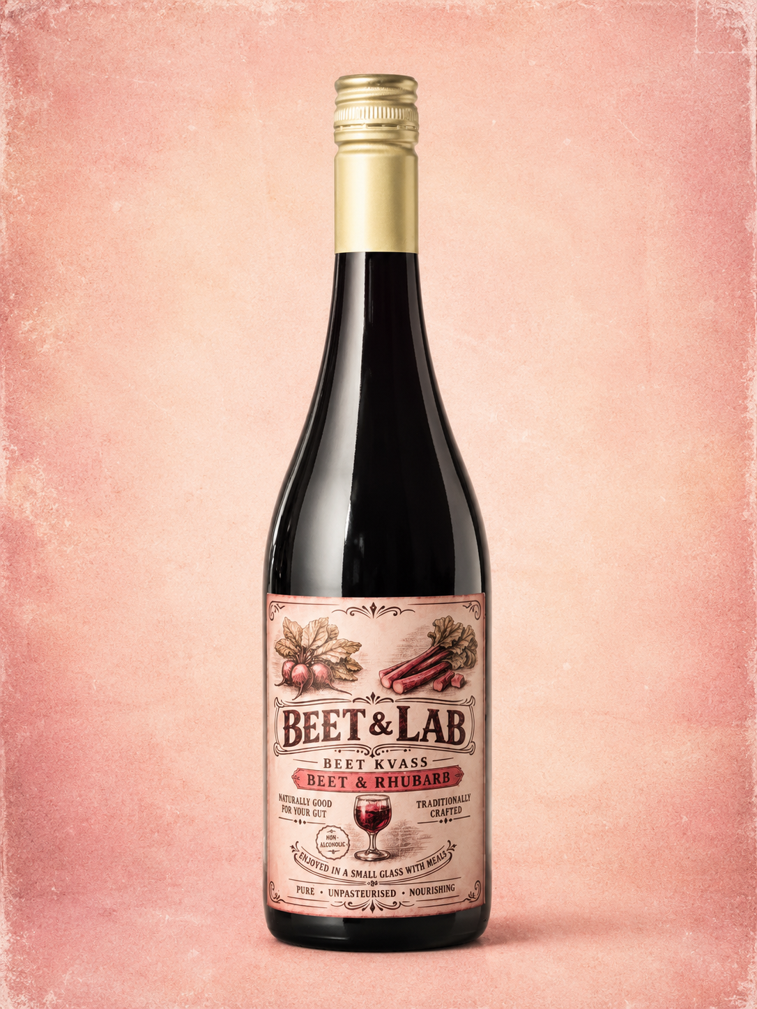 Fermented Beetroot Drink - Rhubarb
